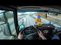 Pov truck driving  scania r500 sweden the safest roads for trucks asmr 4k new gopro