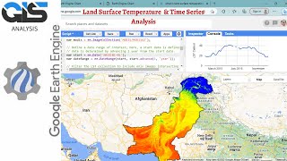 Calculate Land Surface Temperature Using Google Earth Engine || Time Series Analysis || MODIS || LST