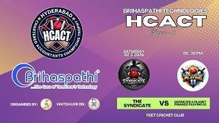 BRIHASPATHI TECHNOLOGIES HCACT SEASON-13 || (THE SYNDICATEv/sDEINE IPR&PLANET FINANCE PLAYING XI) ||