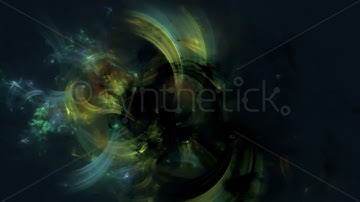 Stock video. Abstract background loop. Painterly textured fractal art