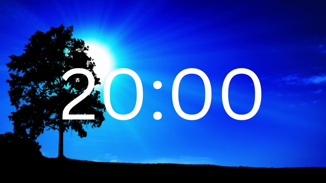 20 Minutes Timer With Relaxing Music YouTube