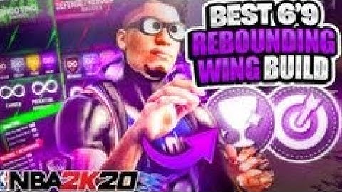 THE BEST REBOUNDING WING BUILD!THIS BUILD IS UNSTOPPABLE! NBA 2K20
