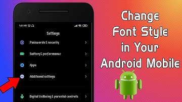 How to change mobile font style without root-2020 Best Way