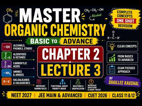 Master Organic Chemistry Functional Groups in One Shot | Basic to Advance