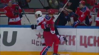 Radulov jumps to the rumble with no call indicated