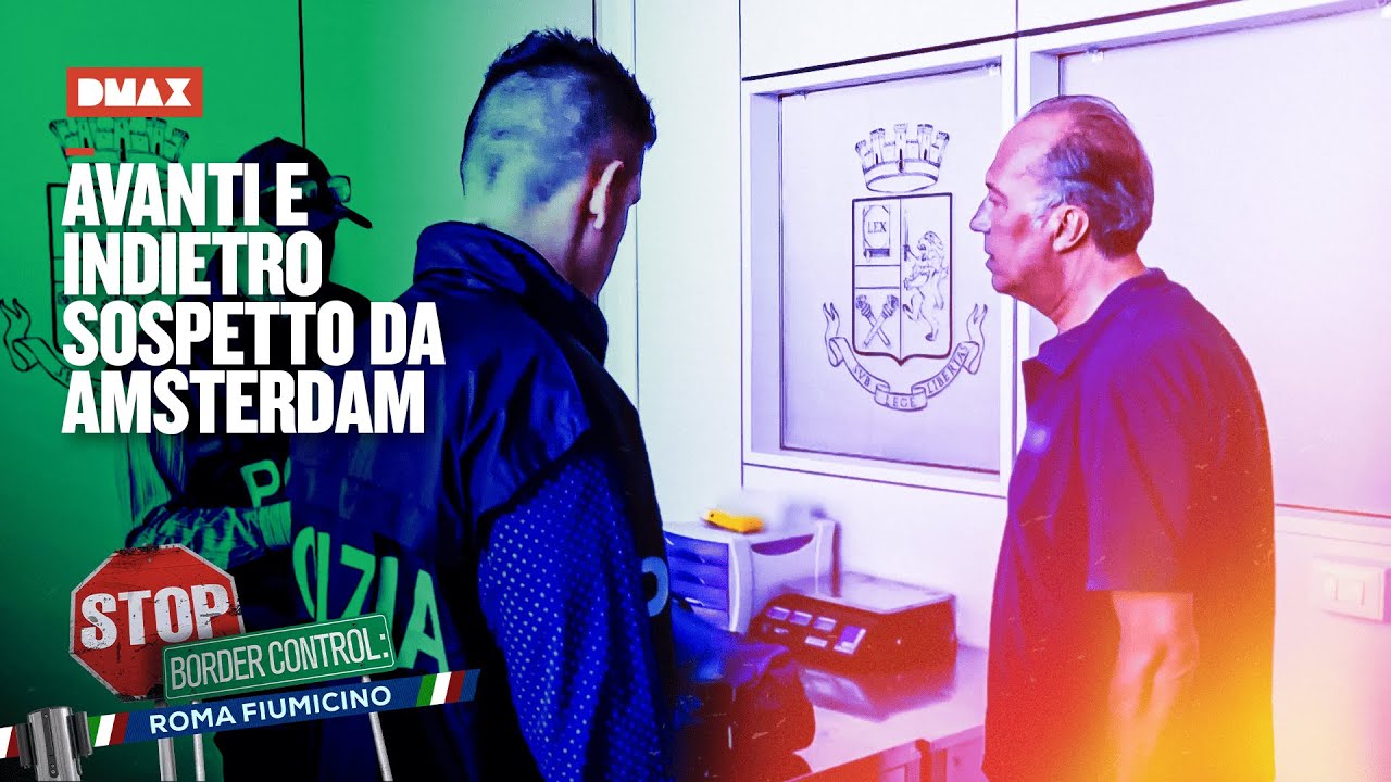 Un passeggero va avanti e indietro con Amsterdam: cosa nasconde? | Stop Border Control Fiumicino