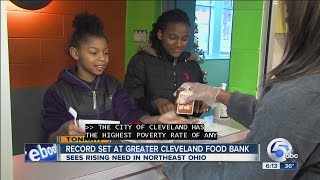 Greater Cleveland Food Bank breaks food distribution record