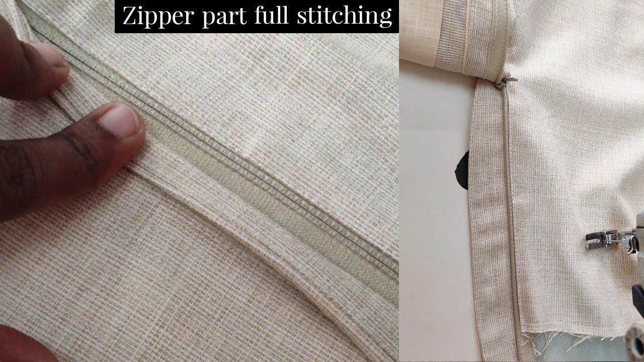 Perfect formal pant zipper part stitching full detailed video 2020