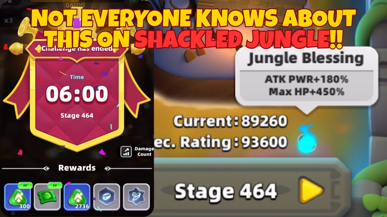 HOW TO BEAT HIGHER STAGE ON SHACKLED JUNGLE!! | ARCHERO 2 BEST STRATEGY #archero2 #archero2guide 