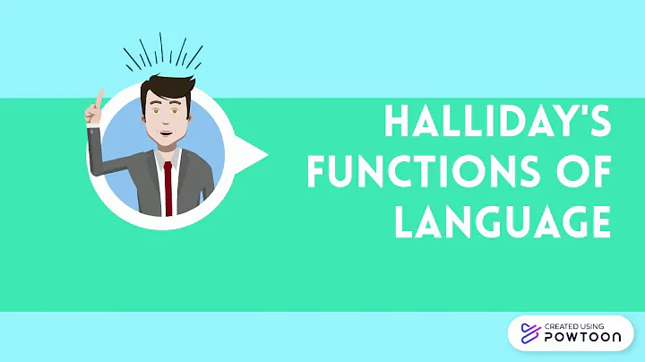 Hallidays 's functions of language