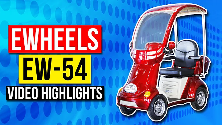 E Wheels EW 54 Mobility Scooter With Cover and Windshield [2024]