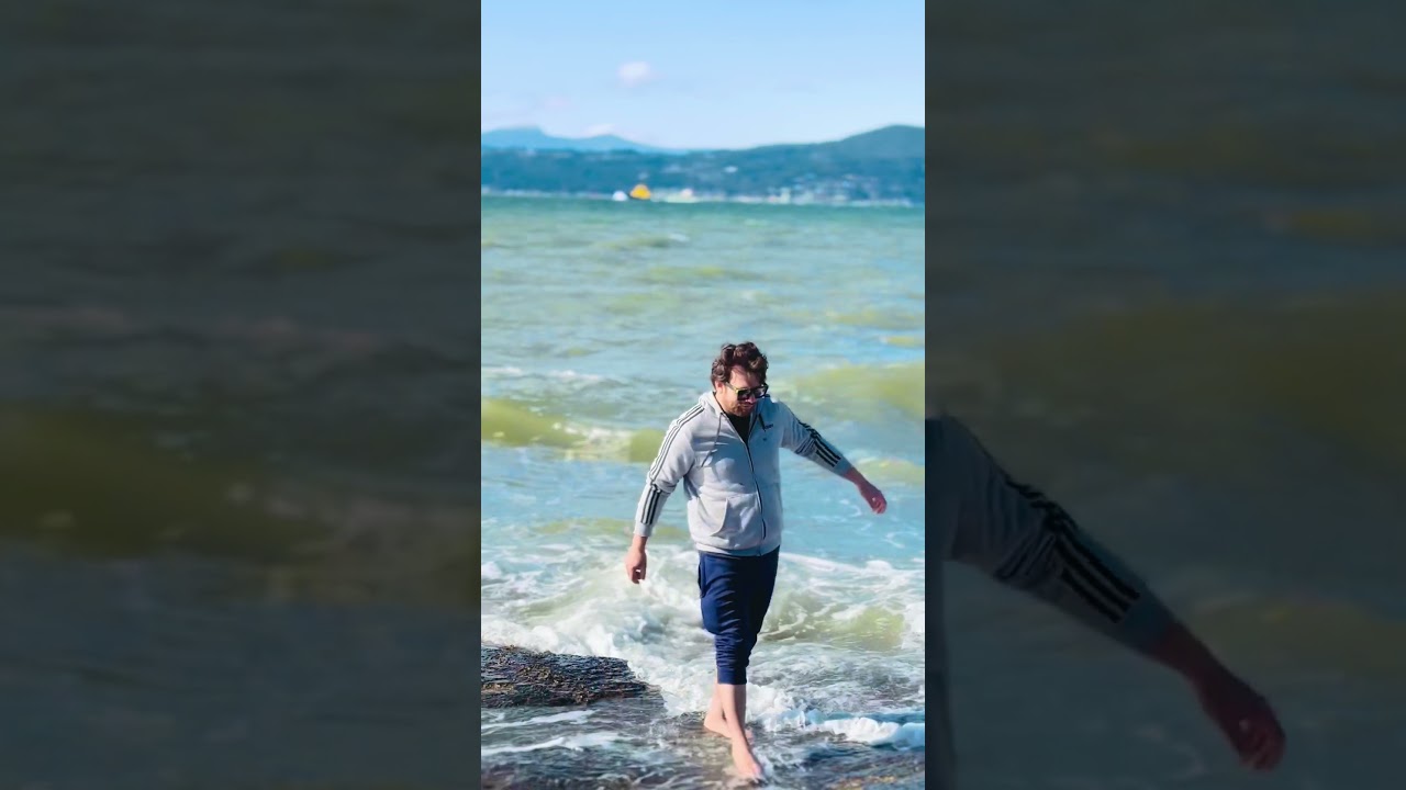 Stanley park beach in Vancouver ..  