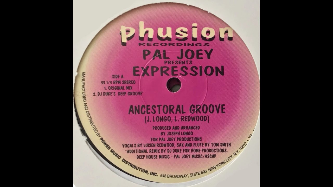 Pal Joey Presents Expression Ancestoral Groove Original Mix Youtube