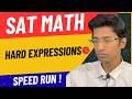 Digital SAT Math: 13 HARD Equivalent Expressions (Exam Speed Run)