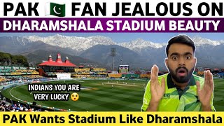 Pakistani Fans Jealous On Dharamshala Stadium Beauty Pak Fans Wants Stadium Like Dharamshala