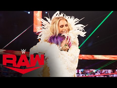 Charlotte Flair celebrates with Asuka: Raw, Dec. 21, 2020