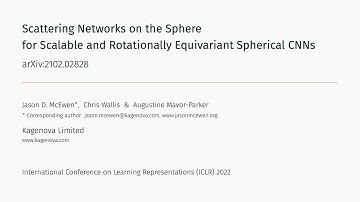Scattering Networks on the Sphere  (ICLR 2022)