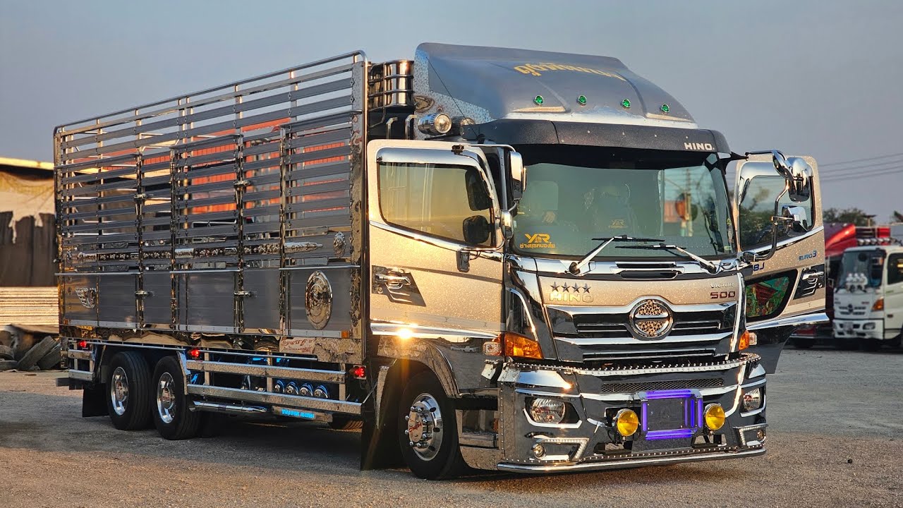 FG8J 6 ล้อใหญ่แปลงเป็น 10 ล้อแคระแท่นเตี้ย กระบะอลูมิเนียมเต็มใบ สีเทากากเพชร #ไม่เคยขัดจัดให้ตลอด