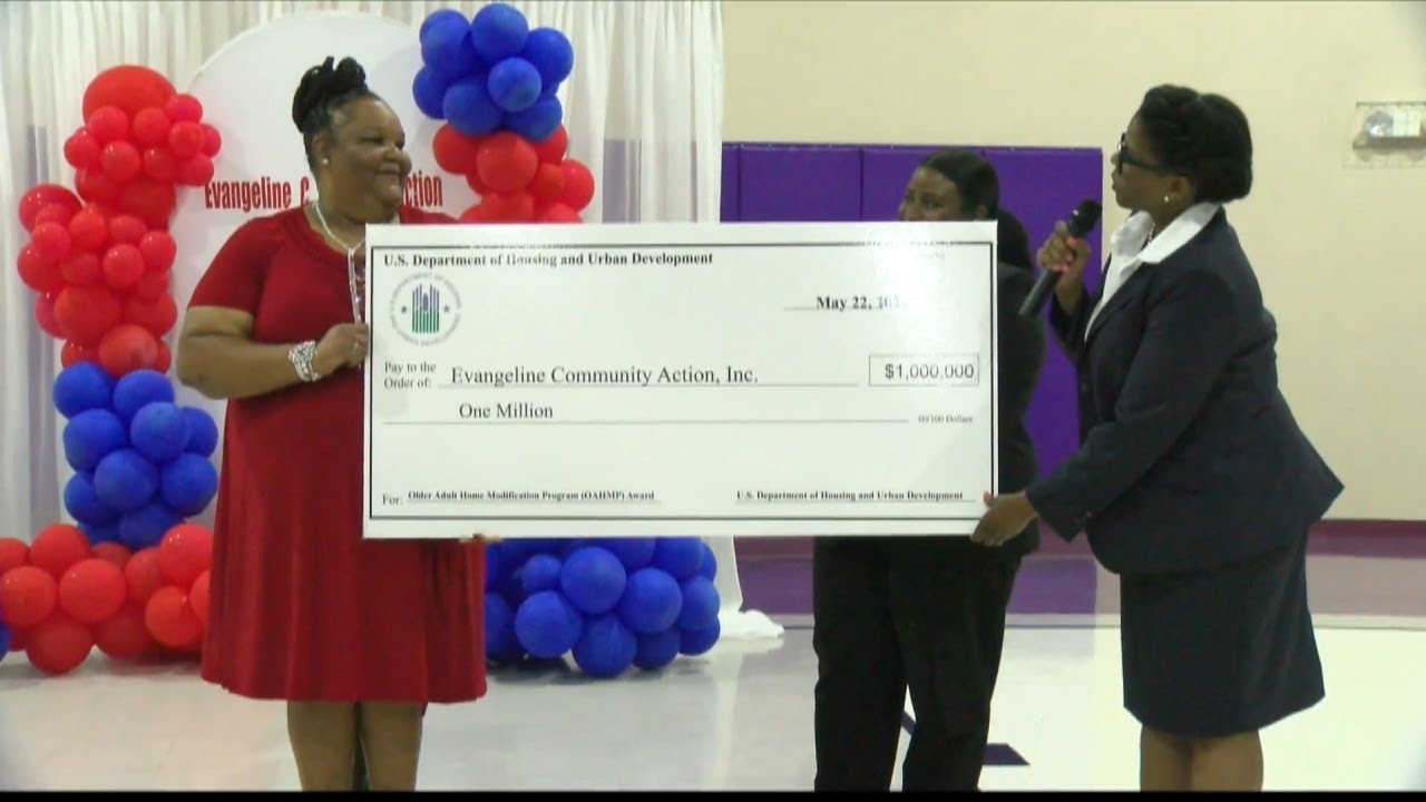 Ville Platte receives $1 million to help low-income elderly homeowners