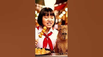 Capybara và Thanh – Ăn Cá Viên Bẩn Và Cái Kết 😂 #capybara #capyverse #funnyai #vietnamshorts #shorts