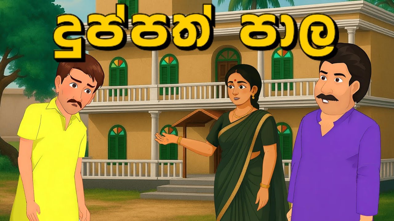 පොහොසත්කම, sinhala cartoon 