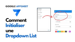 4 façons d'initialiser une liste déroulante dans Appsheet