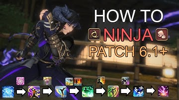 FFXIV Endwalker Patch 6.1 Level 90 Ninja Guide, Opener, Rotation, Stats & Playstyle etc [Outdated]