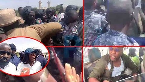 🔴URGENT: Bougane brutalisé et arrêté par la gendarmerie à l'entrée de Bakel