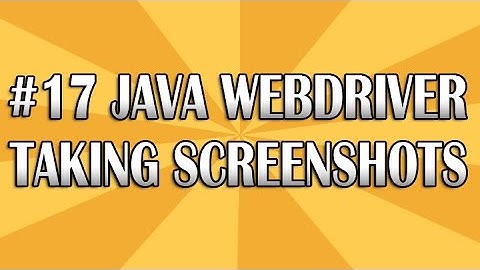 JUnit Selenium WebDriver Tutorial 17 (Taking Screenshots) | QAShahin