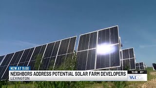 WATCH | Neighbors address potential solar farm developers in Lexington