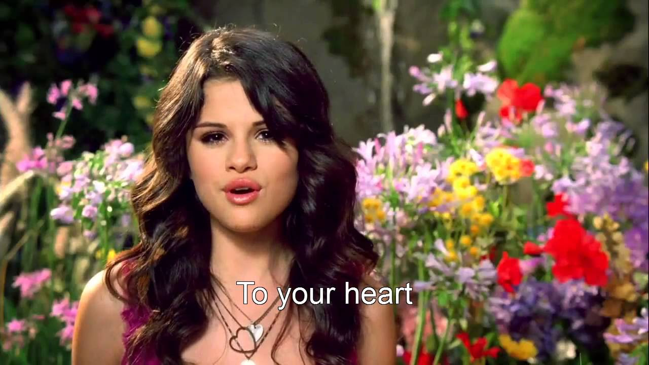 HD Selena Gomez   Fly To Your Heart MV Lyrics On Screen