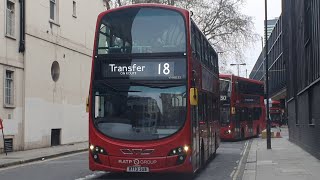 *TRANSFERS* Ex Route 28 Gemini 2 Hybrid Buses On Route 18 (4K)