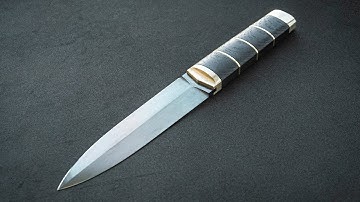 I Made a Black Dagger Knife from Scratch