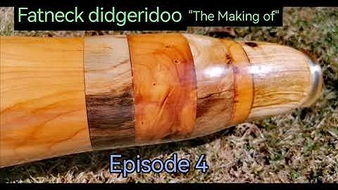 Fatneck didgeridoo "The Making of" Episode 4 "Turning the monster mouth piece".