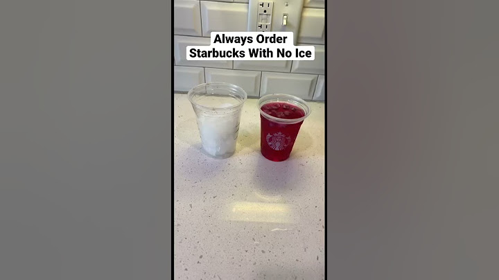 Always Order Starbucks Drink With No Ice #Shorts