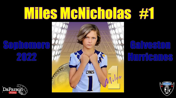 Miles McNicholas  #1 - Sophomore Galveston Hurrica...