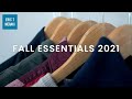 Fall fashion essentials  mens capsule wardrobe