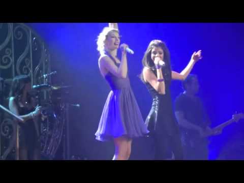 Selena Gomez Taylor Swift Perform "Who Says" New York City Madison Square Garden