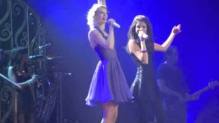 Selena Gomez Taylor Swift Perform &quot;Who Says&quot; New York City Madison Square Garden