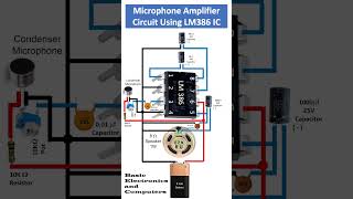 Make Your Own Microphone Amplifier with LM386 IC! #shorts #microphoneamplifier #lm386