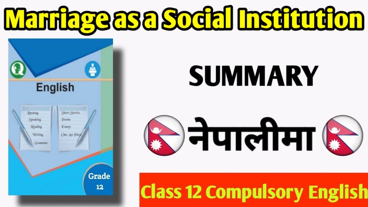 class 12 essay marriage as a social institution