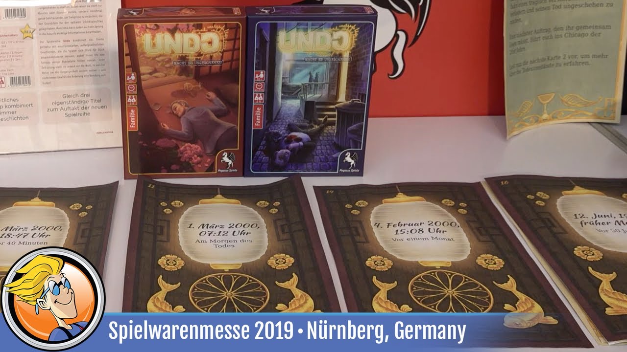 Overview of Undo, a series of time-traveling puzzle games — teaser at Spielwarenmesse 2019