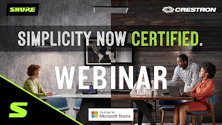 IntelliMix Room Teams Certification with Crestron screenshot 5