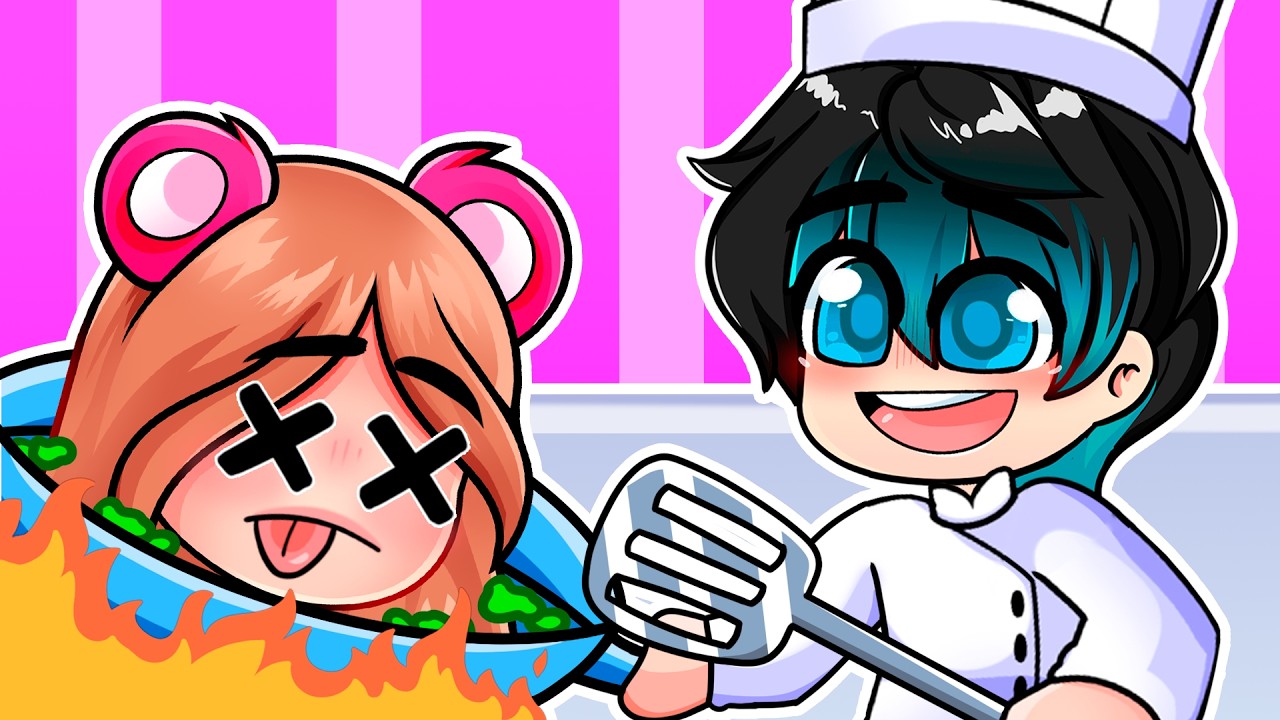 ¡COCINO a MI NOVIA en ROBLOX! 🍳😱 COCINA LOCA EN ROBLOX con Lovely Ela (CRAZY CHEFS ROBLOX)