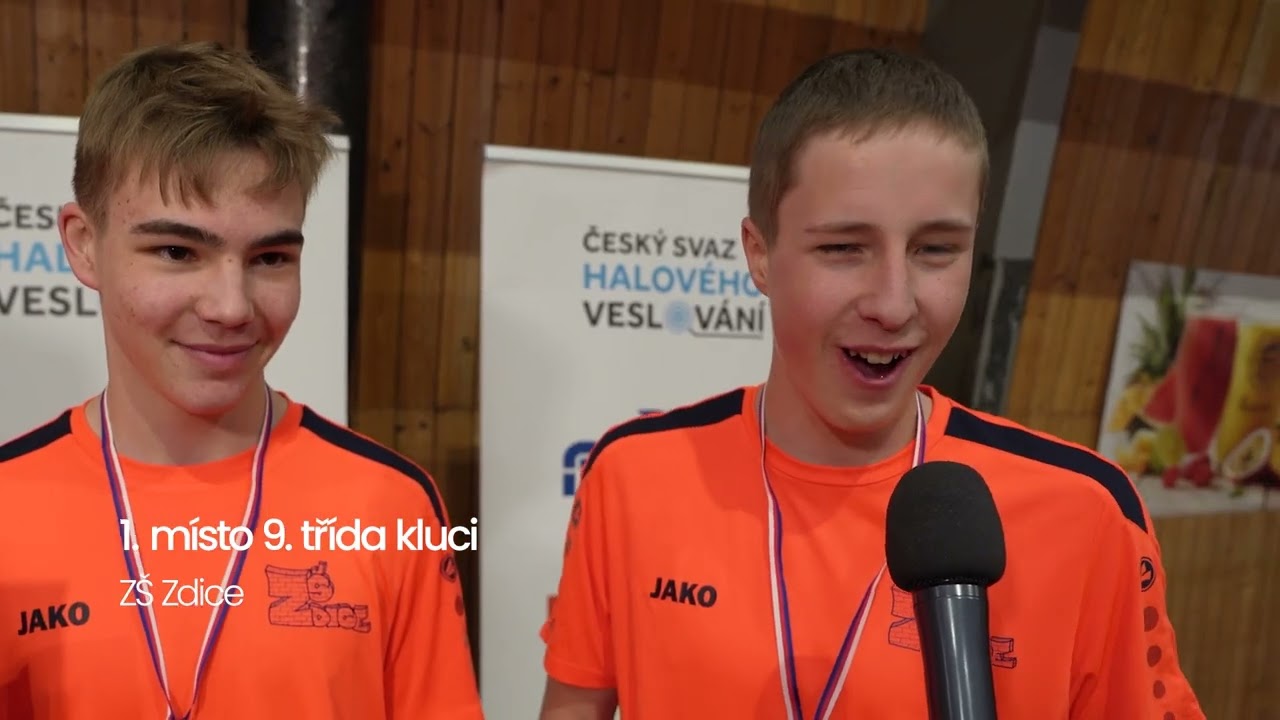 Česko vesluje - finále celostátní školní ligy (únor 2026)