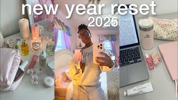 ultimate 2025 reset ✨ shopping, goal setting, planner set up, vision board
