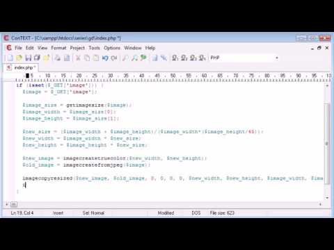 Beginner PHP Tutorial - 170 - Scaling Down Images to Thumbnails Part 3