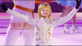 Alexander Plushenko in the show of his father Evgeni Plushenko The Snow Maiden.
