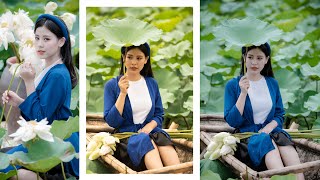 How to edit pictures taken in Lotus Lake in Photoshop CC  CameraRaw_12_2_1 screenshot 4