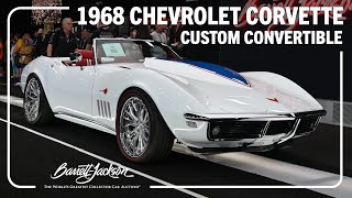 SOLD! 1968 Chevrolet Corvette Custom Convertible  BARRETTJACKSON 2024 PALM BEACH